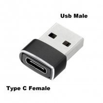 ADATTATORE DI RICARICA ADAPTER DA USB-C A USB BULK /PER SMARTPHONE E TABLET