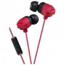 JVC AURICOLARE ORIGINALE STEREO EXTREME XPLOSIVES BASS HA-FR202-R IN-EAR RED /PER IOS IPHONE GALAXY