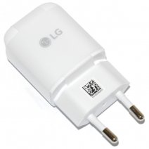 LG CARICABATTERIE ORIGINALE DA PARETE PER CASA USB MCS-N04ED 15W + CAVO TYPE C WHITE BULK /
